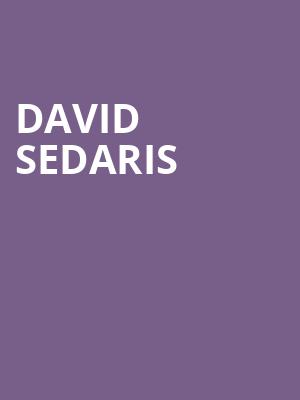 David Sedaris, Ellen Eccles Theatre, Salt Lake City