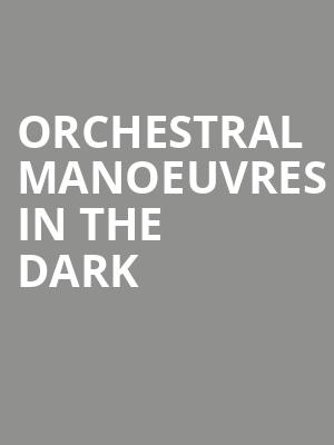 Orchestral Manoeuvres In The Dark, Union Event Center, Salt Lake City