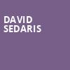 David Sedaris, Ellen Eccles Theatre, Salt Lake City