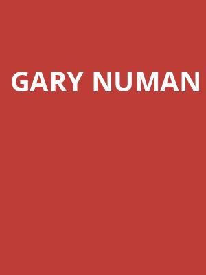 Gary Numan, Metro Music Hall, Salt Lake City