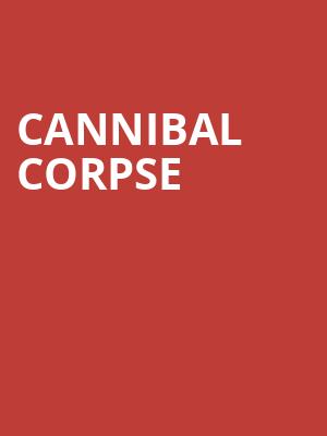 Cannibal Corpse, Metro Music Hall, Salt Lake City