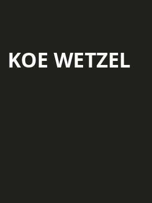 Koe Wetzel, Rockwell At The Complex, Salt Lake City
