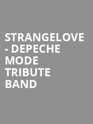 Strangelove Depeche Mode Tribute Band, The Commonwealth Room, Salt Lake City