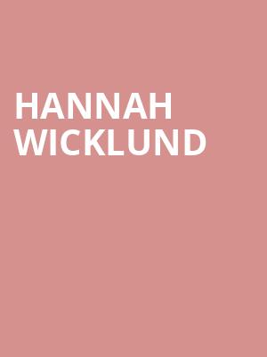 Hannah Wicklund, Soundwell, Salt Lake City