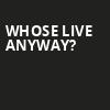 Whose Live Anyway, Peerys Egyptian Theatre, Salt Lake City