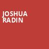 Joshua Radin, The Commonwealth Room, Salt Lake City