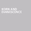 Korn and Evanescence, Usana Amphitheatre, Salt Lake City